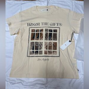 Nordstrom Cream Graphic T-Shirt